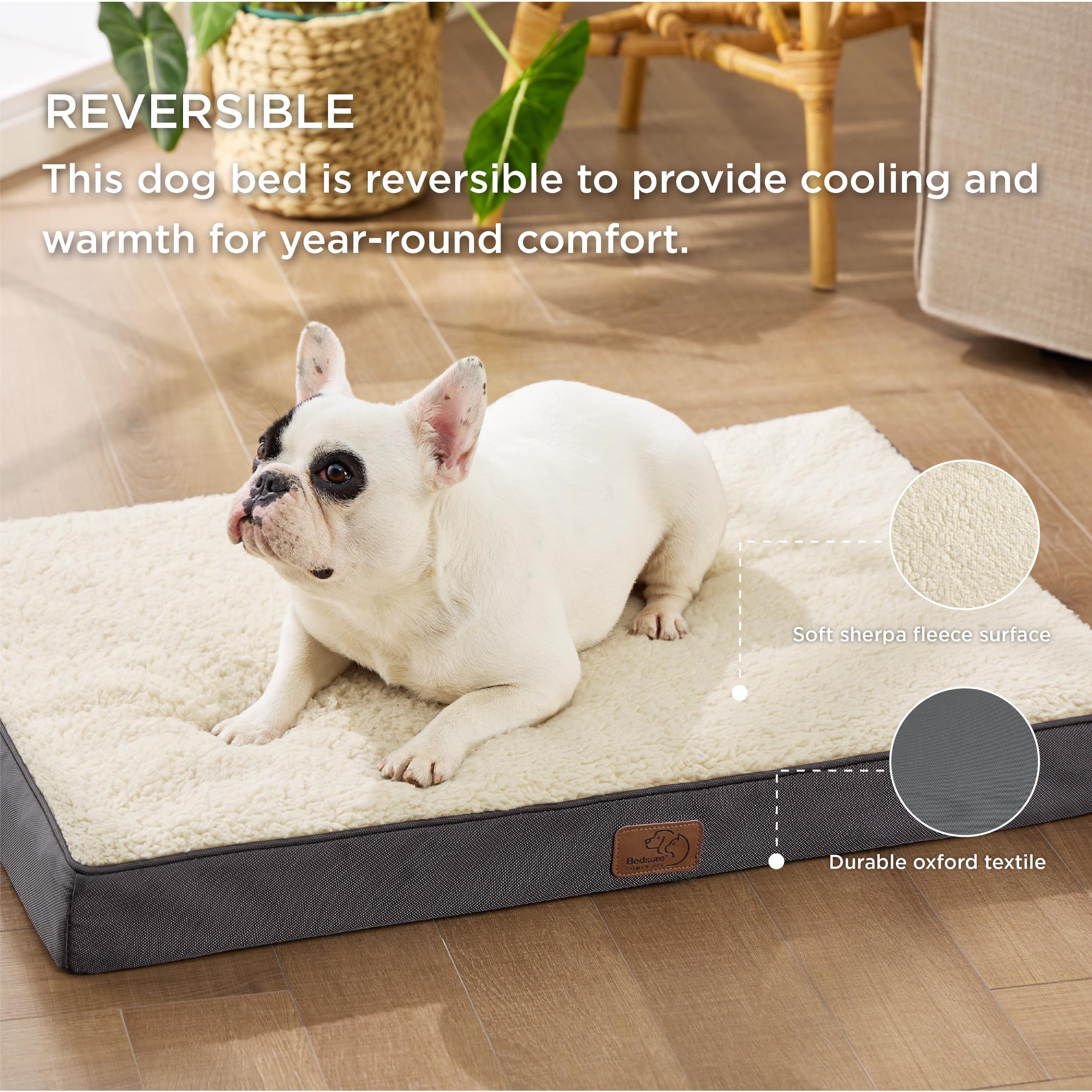 Foto 3 pulgar | Cama Ortopédica Mediana Para Perros Con Funda Extraíble Y Lavable - Venta Internacional.