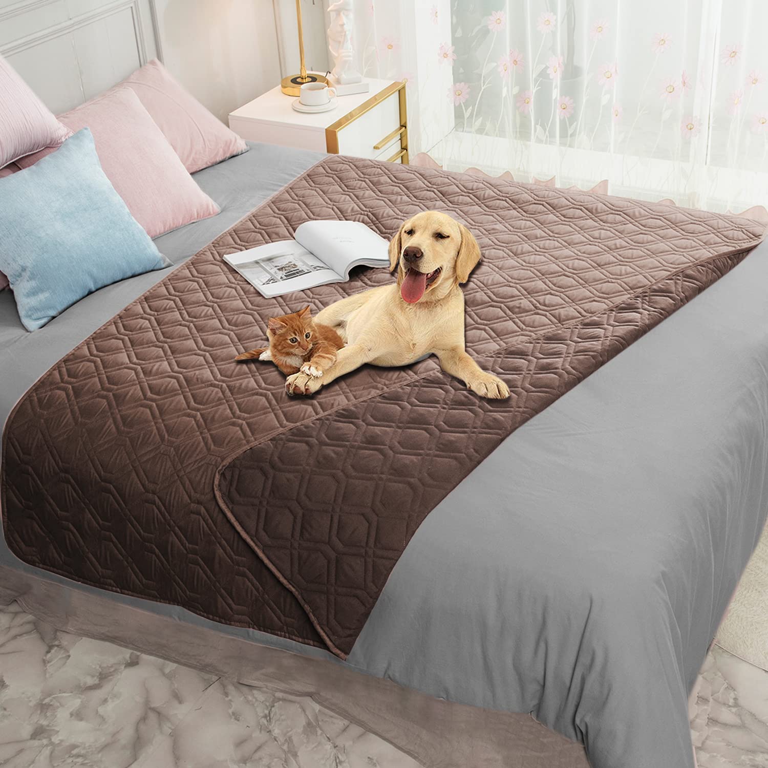 Foto 2 pulgar | Manta Impermeable Reversible Para Cama Para Perros Ameritex - Venta Internacional.