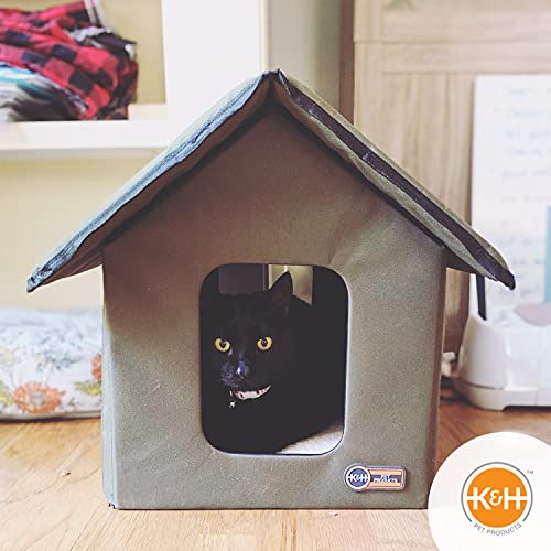 Foto 8 pulgar | Casa Para Gatos Cat Shelter K&h Pet Products Con Calefacción Para Exteriores - Venta Internacional.