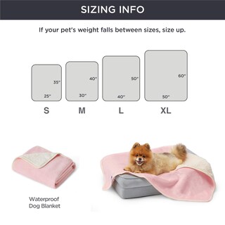 Foto 6 | Manta Impermeable Para Perros Y Gatos Pequeños, Color Rosa - Venta Internacional.