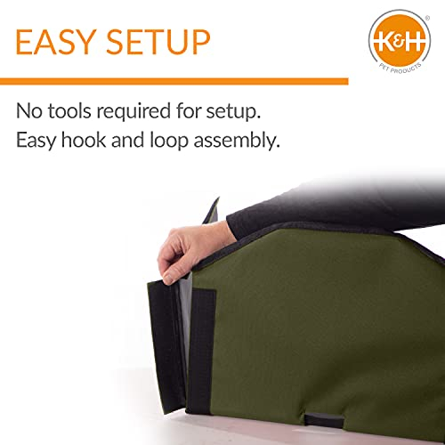 Foto 4 pulgar | Refugio De Comedor Para Gatos Al Aire Libre K&h Pet Products Olive - Venta Internacional.