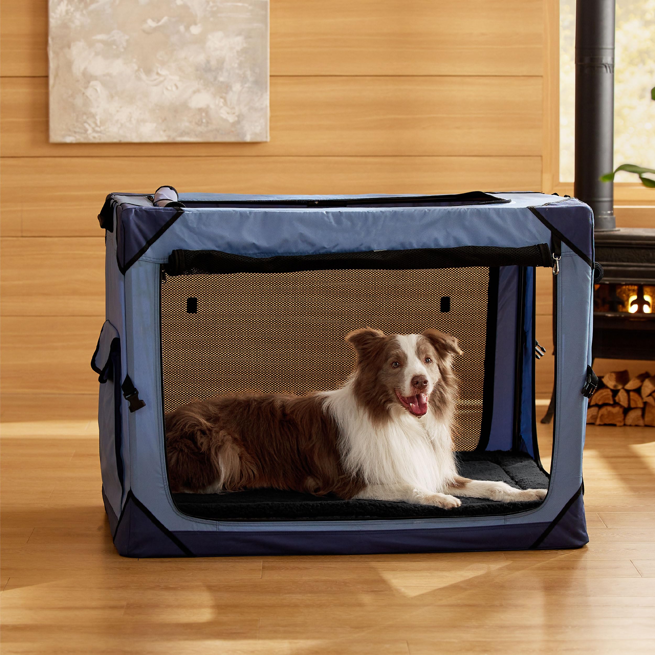 Foto 7 | Jaula Para Perros, Cama, Cama, Lavable, De Espuma Reversible, Para Perros Grandes - Venta Internacional.