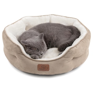 Foto 1 | Cama Para Mascotas Para Perros Y Gatos Pequeños, Redonda, 50 Cm, Color Camel - Venta Internacional.