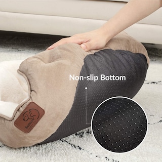 Foto 2 | Cama Para Mascotas Para Perros Y Gatos Pequeños, Redonda, 50 Cm, Color Camel - Venta Internacional.