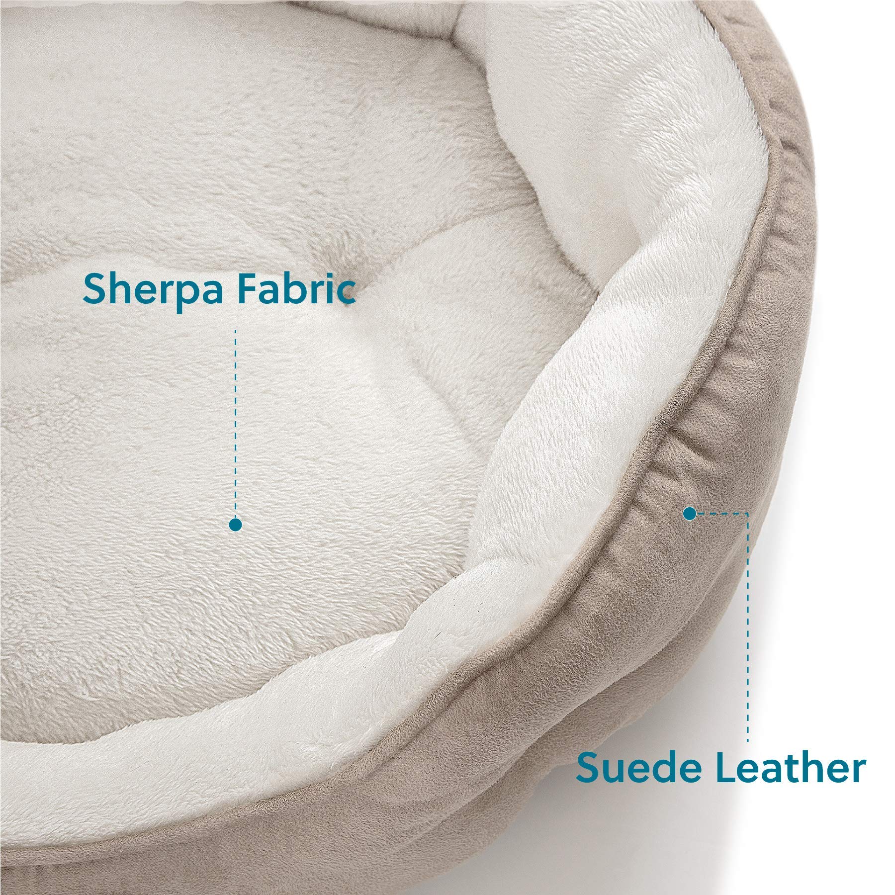 Foto 3 | Cama Para Mascotas Para Perros Y Gatos Pequeños, Redonda, 50 Cm, Color Camel - Venta Internacional.