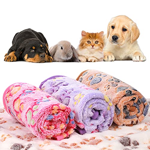 Foto 6 pulgar | Manta De Forro Polar Con Estampado De Patas Para Mascotas Y Perros, 4 Unidades (60 X 40 Cm) - Venta Internacional.