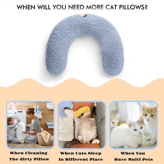 Foto 6 | Almohada De Cama Para Gatos Homelifthub, Mullida, Para Interiores - Venta Internacional.