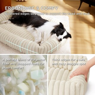 Foto 2 | Cama De Cama Para Perros, Bonita Y Lavable, De Pana Peluda, Para Perros De Talla Xl - Venta Internacional.