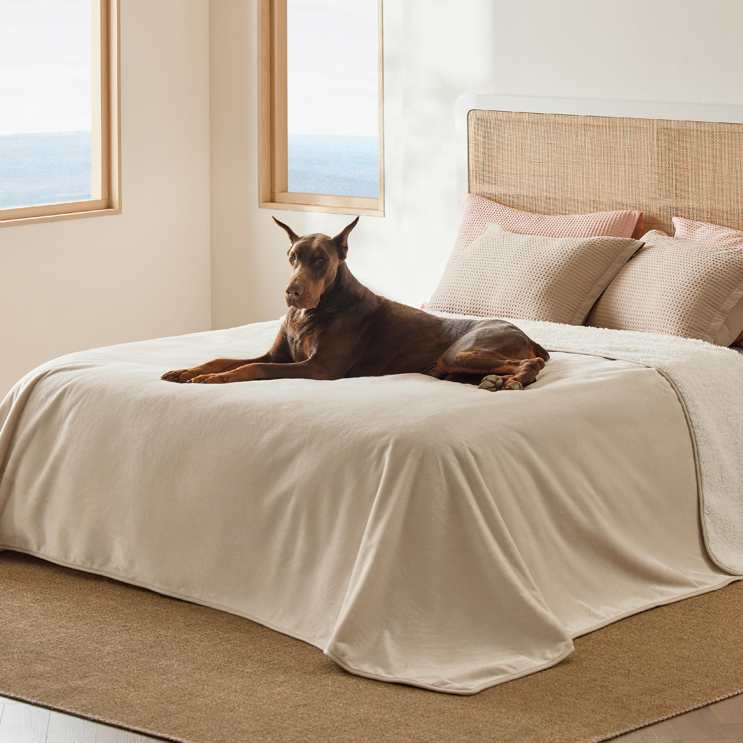 Foto 1 | Manta Impermeable Para Cama, Forro Polar Sherpa, Tamaño King - Venta Internacional.