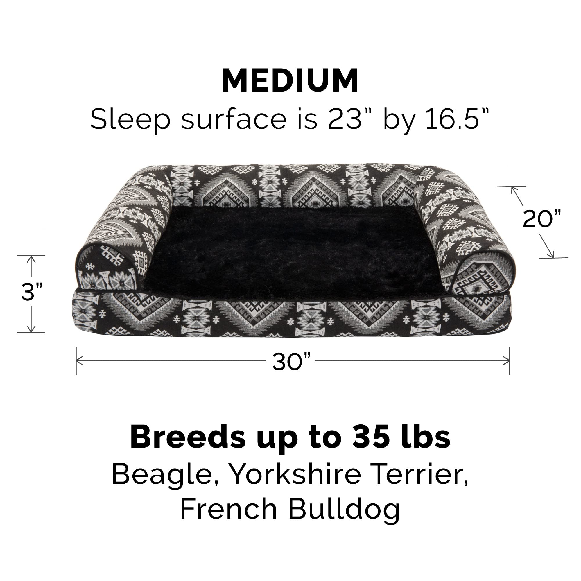 Foto 2 | Cama Ortopédica Para Perros Furhaven Con Cojines Extraíbles Y Lavable - Venta Internacional.