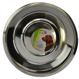 Foto 1 | Plato de Acero con Base Antiderrapante Fancy Pets Jumbo