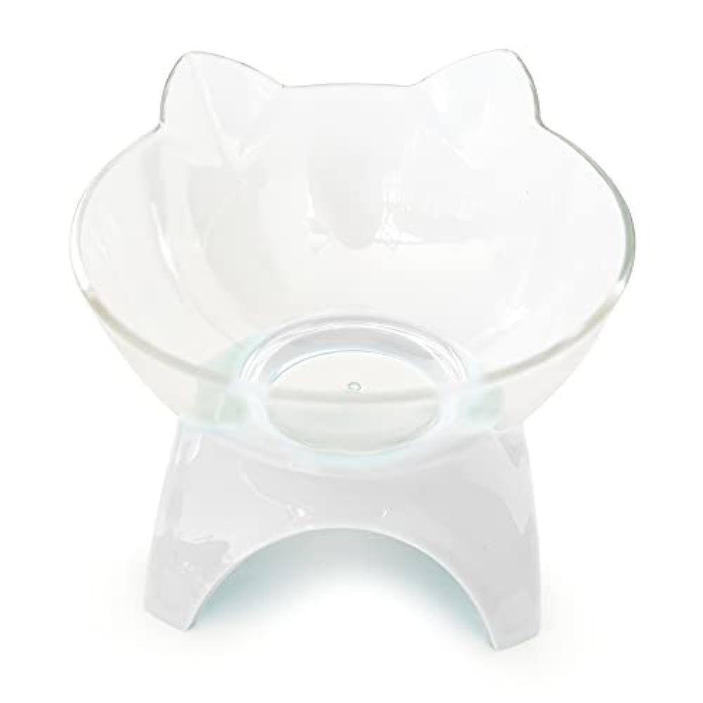 Foto 2 pulgar | Comedero para Alimento de Mascotas Perrísimo color Blanco
