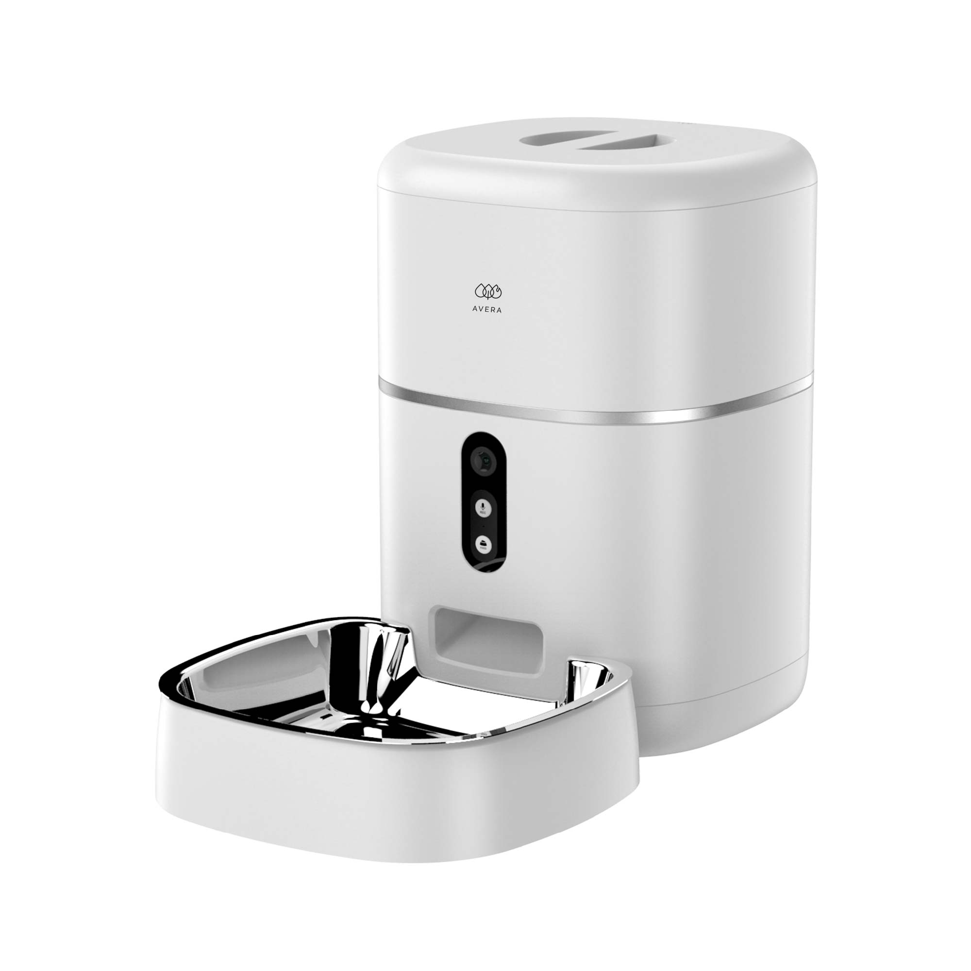 Comedero Automático para Mascotas Avera AM01C color Blanco con Cámara