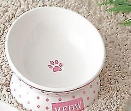 Foto 5 | Cuenco Para Mascotas Huoguo Lovely Ceramic Con Soporte Elevado De 45 Grados - Venta Internacional.