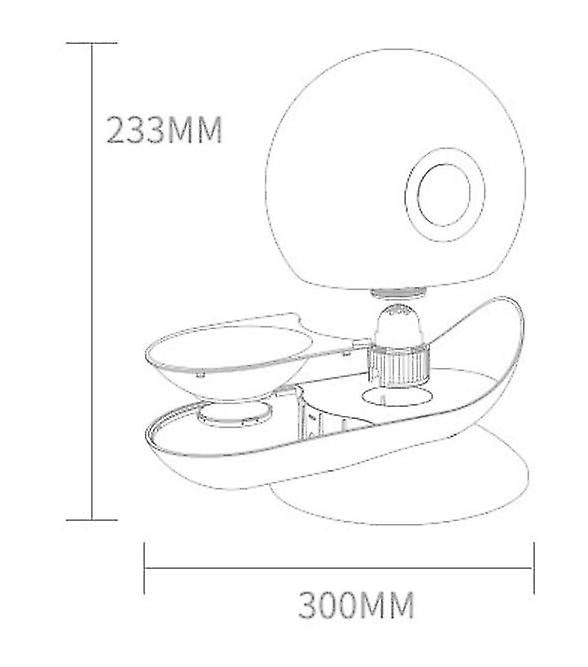 Foto 5 pulgar | Dispensador De Agua Para Gatos Con Forma De Bebedero Automático, 2,8 L, Burbuja - Venta Internacional.