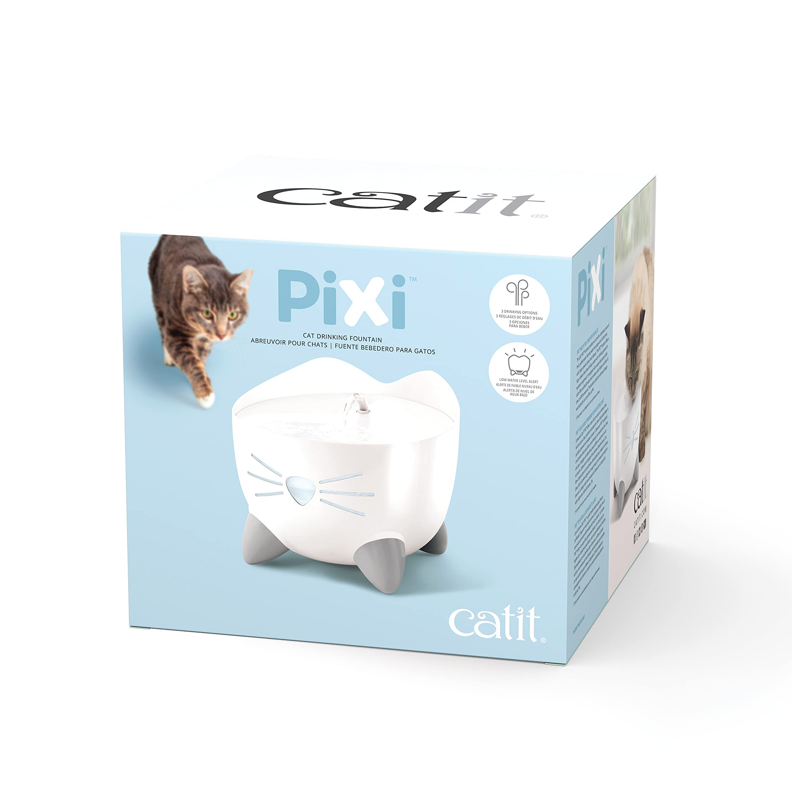 Foto 8 pulgar | Fuente De Agua Para Gatos, Fuente Para Beber Catit Pixi, Color Blanco - Venta Internacional.