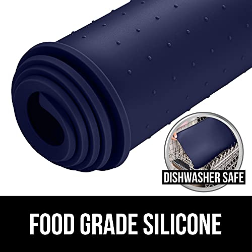 Foto 5 pulgar | Alfombrilla De Alimentación Para Mascotas Gorilla Grip De Silicona Impermeable, Color Azul Marino - Venta Internacional