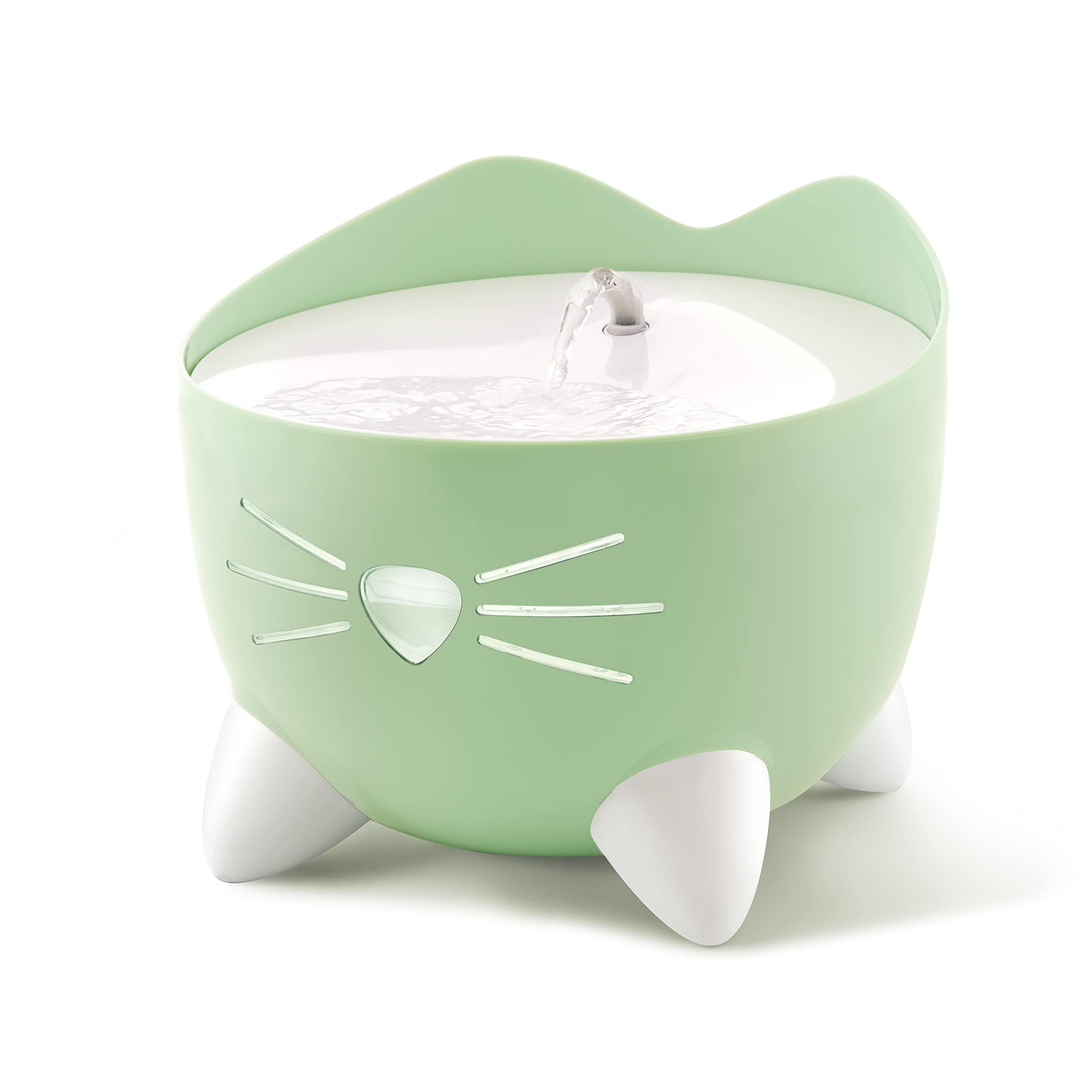 Fuente De Agua Para Gatos, Fuente Para Beber Catit Pixi, Color Verde - Venta Internacional.