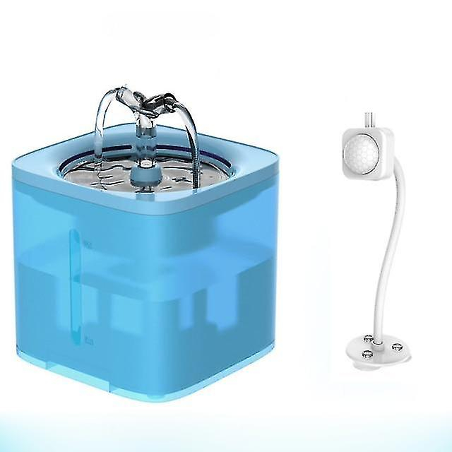 Foto 2 pulgar | Fuente De Agua Automática Para Gatos Huoguo 2.0l Con Alimentador Automático Azul - Venta Internacional.