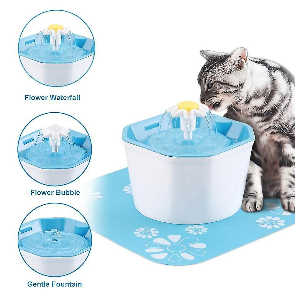 Foto 3 pulgar | Fuente Automática De Agua Para Mascotas Huoguo Para Gato Y Perro 1.6l - Venta Internacional.