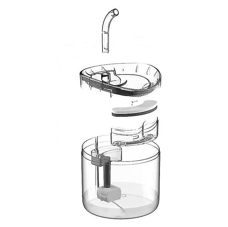 Foto 2 pulgar | Dispensador De Agua Para Mascotas Huoguo Transparente 1.8l Con Sensor - Venta Internacional.