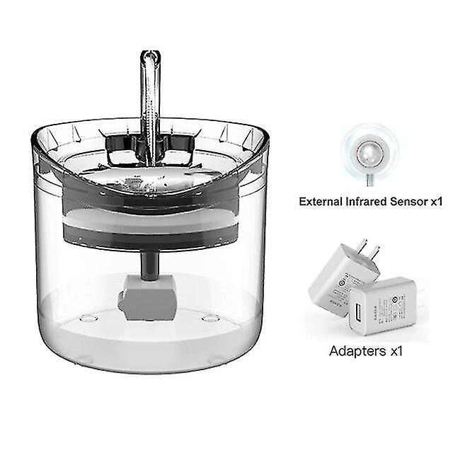 Foto 3 pulgar | Dispensador De Agua Para Mascotas Huoguo Transparente 1.8l Con Sensor - Venta Internacional.