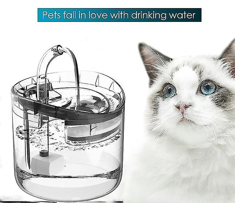 Foto 3 | Dispensador De Agua Para Mascotas Huoguo Transparente 1.8l Con Sensor - Venta Internacional.