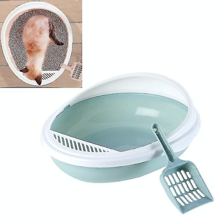 Foto 2 pulgar | Inodoro Semicerrado Para Gatos, Baños Para Pájaros, Suministros Para Mascotas - Venta Internacional.