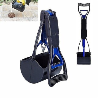 Foto 1 | Recogedor De Inodoro Para Mascotas Con Mango Largo, Diseño De Jaula Para Pájaros, Color Azul - Venta Internacional.