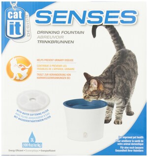 Foto 4 | Fuente De Agua Catit Design Senses De 3 Litros Con Cartucho Suavizante - Venta Internacional.