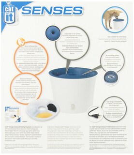Foto 5 | Fuente De Agua Catit Design Senses De 3 Litros Con Cartucho Suavizante - Venta Internacional.