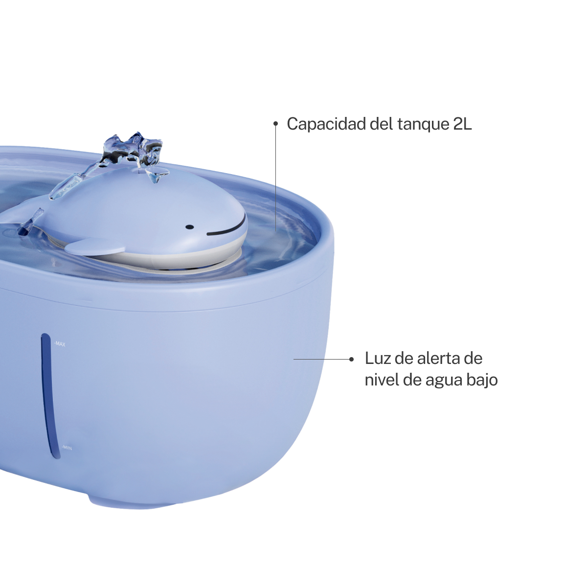 Foto 4 pulgar | Bebedero PW60 para Perros y Gatos con Filtro y Bomba Silenciosa Smart-Tek