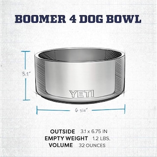 Foto 4 | Boomer para Perros Yeti 4 Acero Inoxidable 32 Oz Firefly Yellow - Venta Internacional