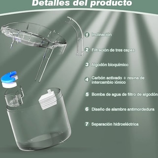 Foto 4 | Bebedero Automático Xtellar Fuente Transpa