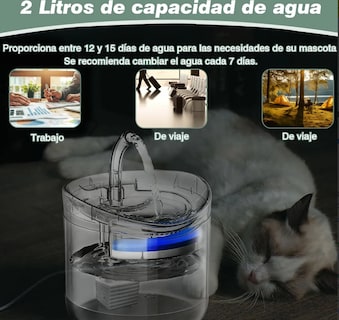Foto 5 | Bebedero Automático Xtellar Fuente Transpa