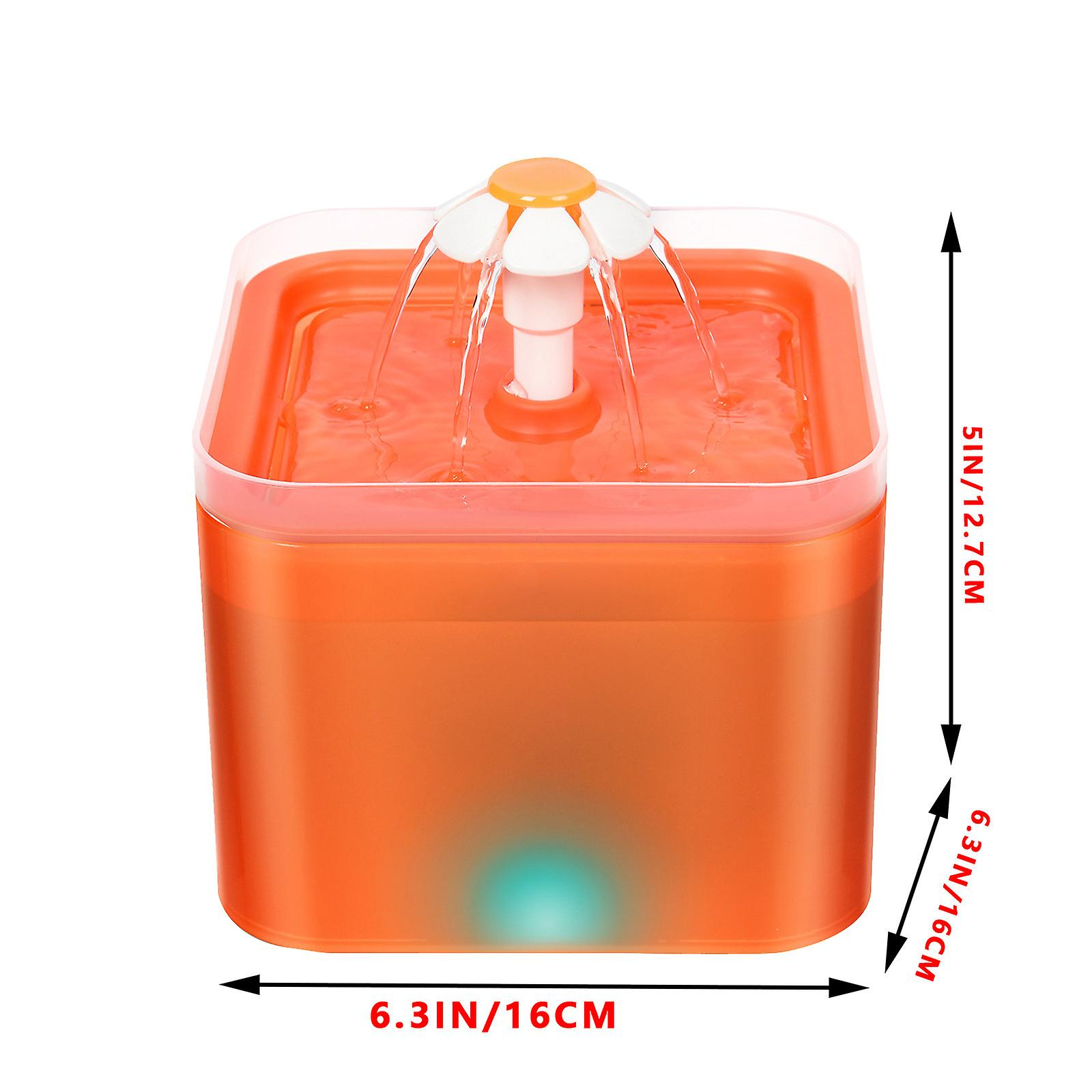 Foto 3 | Fuente De Agua Automática Para Mascotas Huoguo Con Carga Led De 2 Litros - Venta Internacional.