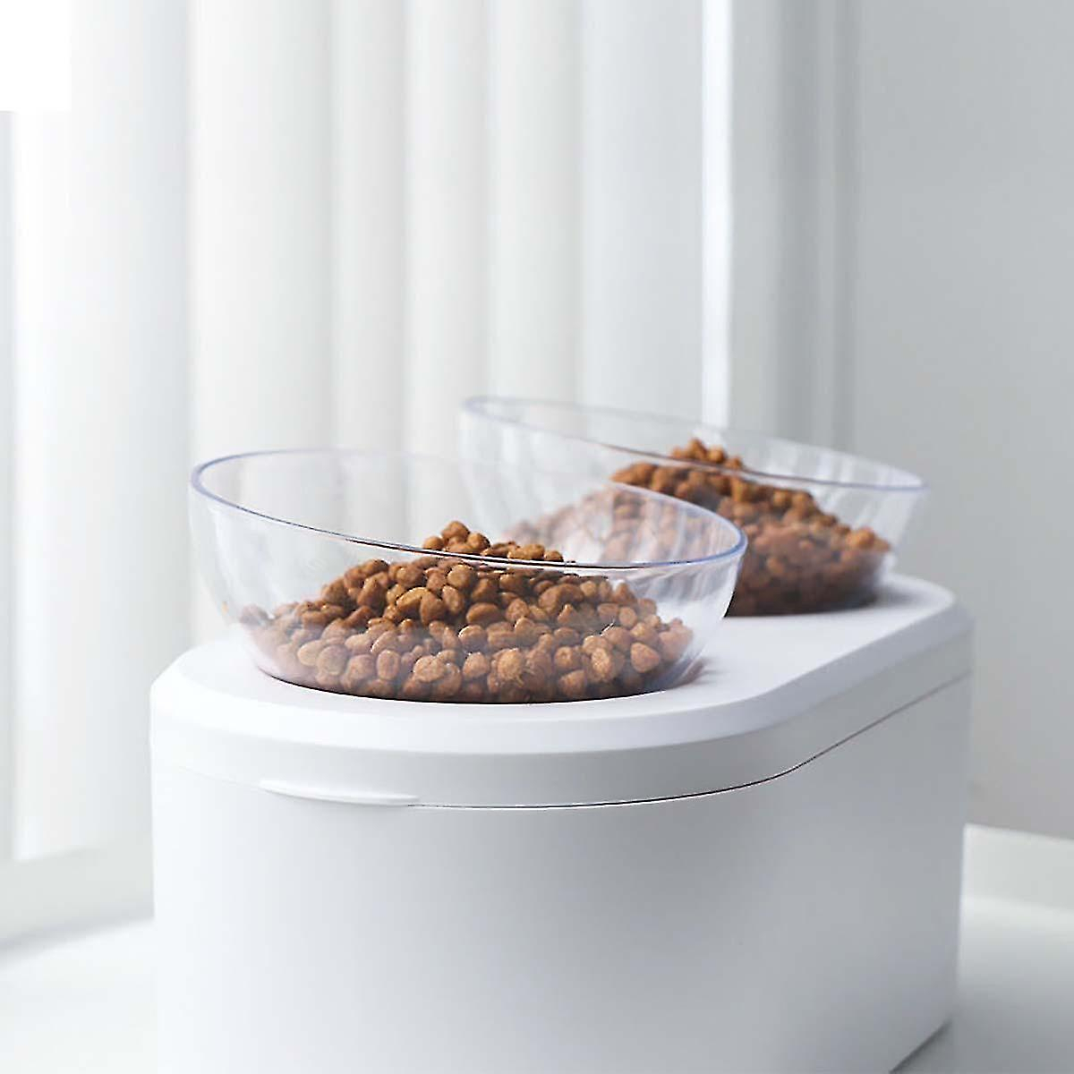 Foto 5 | Comederos Elevados Para Gatos Y Perros Con Almacenamiento Hermético - Venta Internacional.
