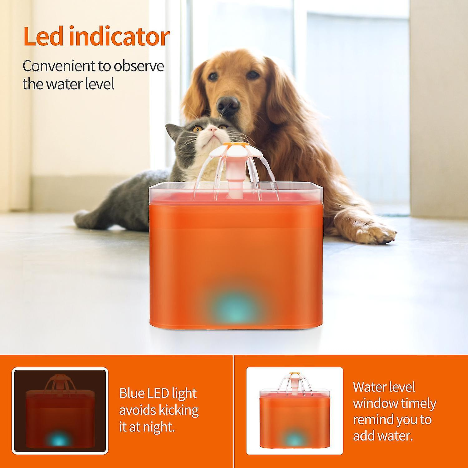 Foto 4 | Dispensador Automático De Alimentos Con Fuente De Agua Para Gatos Huoguo - Venta Internacional.