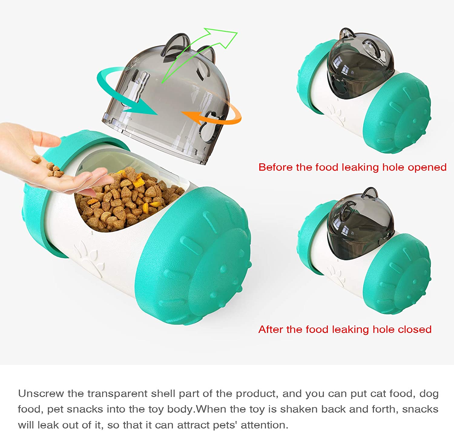 Foto 5 pulgar | Vaso Para Mascotas Huoguo Dog Leaky Food Interactive Para Mascotas - Venta Internacional.