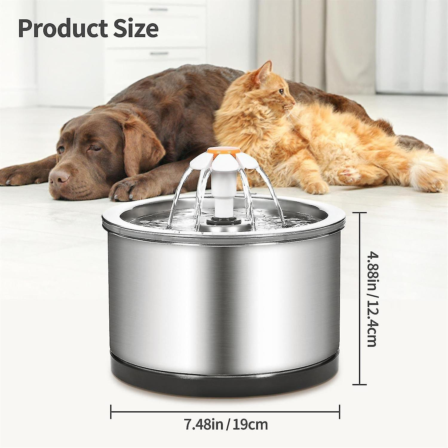 Foto 4 | Dispensador De Agua Para Mascotas Huoguo, Fuente Automática Para Beber Para Gatos, 2,5 L - Venta Internacional.