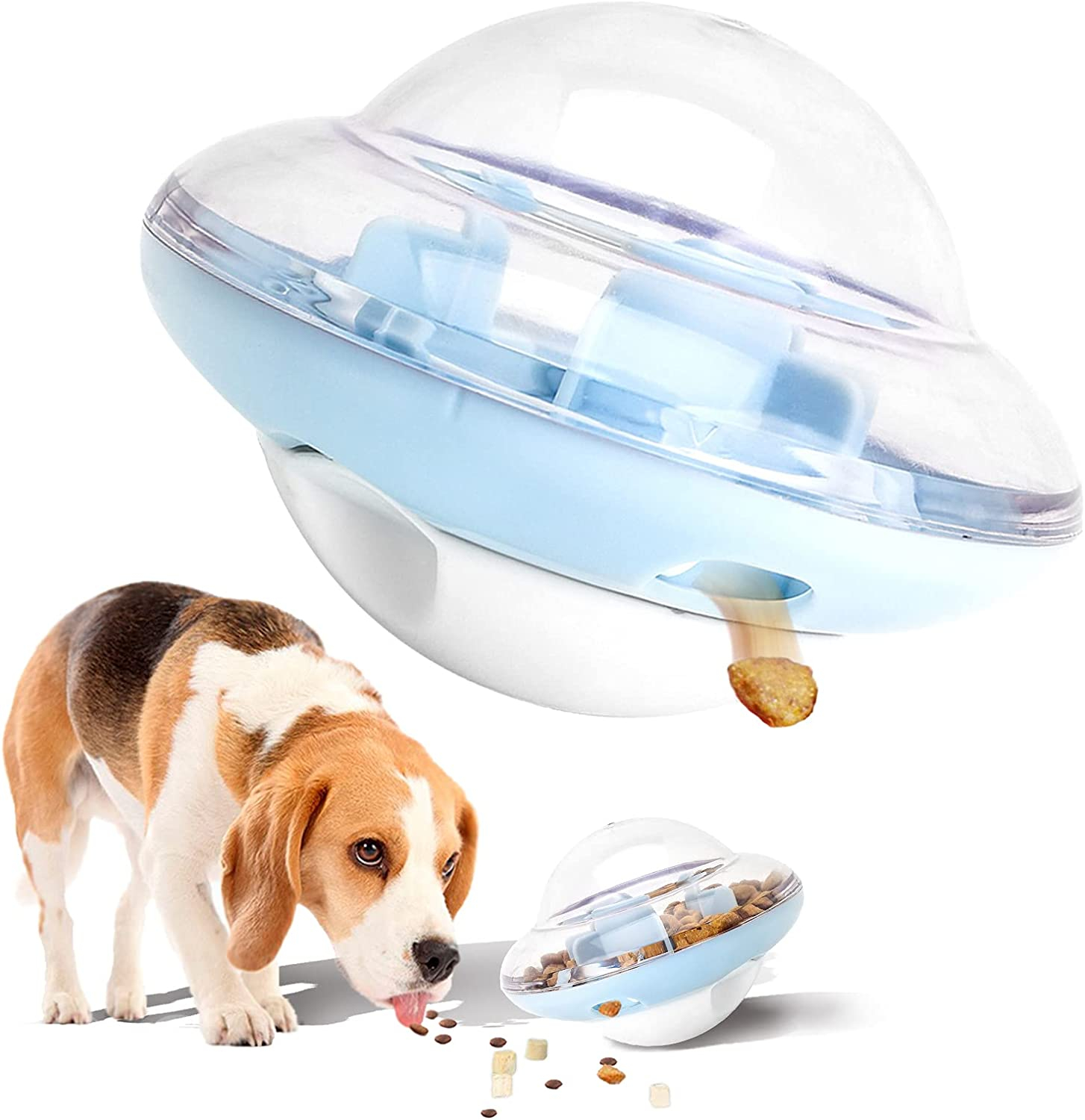 Foto 2 pulgar | Juguete Para Perros Huoguo, Alimentador Lento, Dispensador De Golosinas Ufo Frisbee - Venta Internacional.