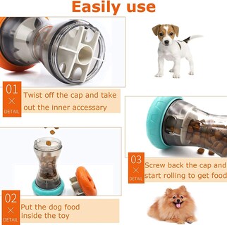 Foto 3 | Dispensador De Golosinas Para Perros, Rompecabezas, Juguete, Alimentador Lento Huoguo - Venta Internacional.