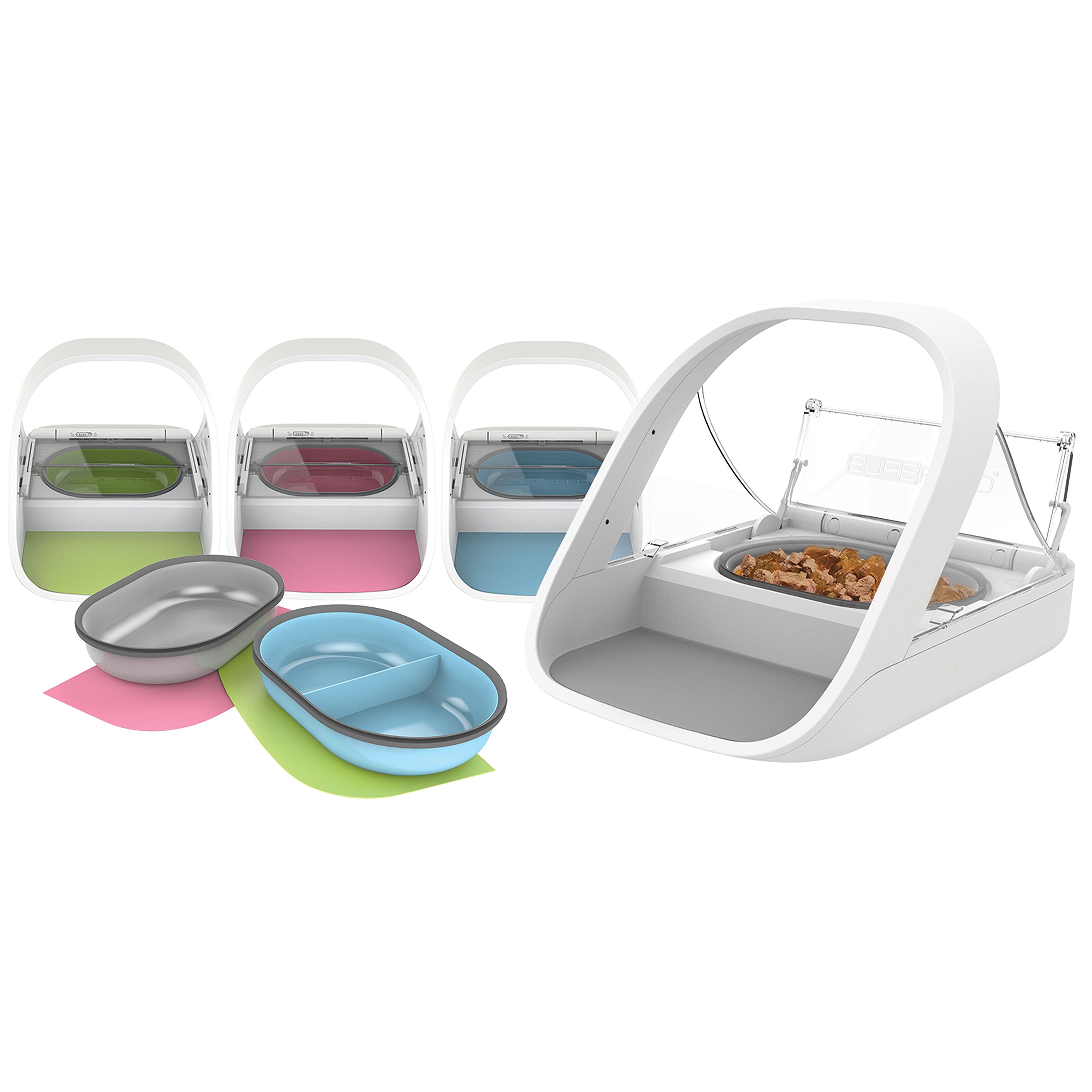 Foto 3 pulgar | Set Mat & Bowl Sure Petcare Para Comedero De Mascotas Con Microchip - Venta Internacional.