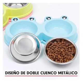 Foto 3 | Comedero Doble Mascota Lab.g Azul Celeste