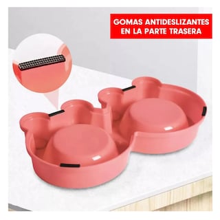 Foto 5 | Comedero Doble Mascota Belug Azul Celeste