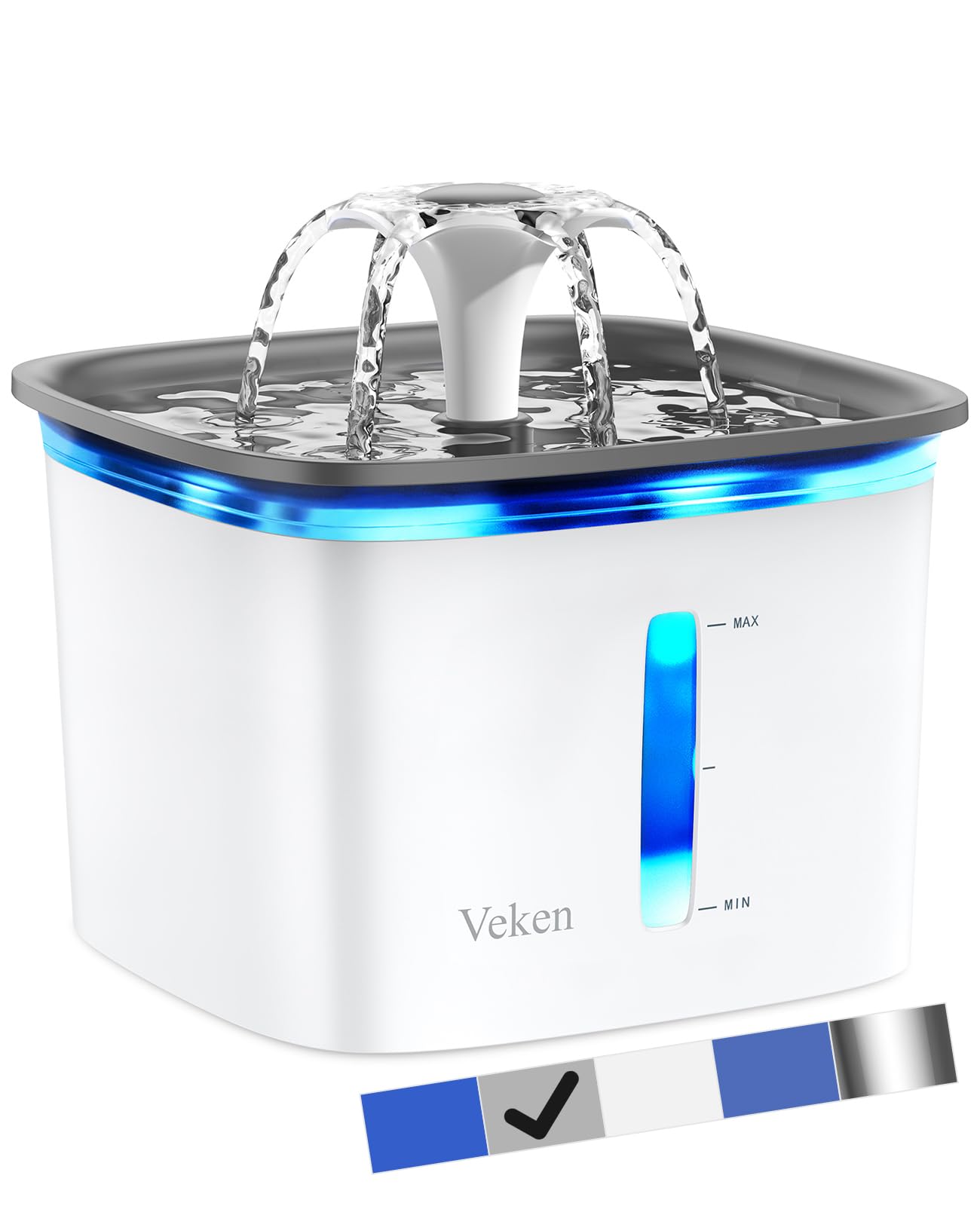 Foto 1 | Dispensador Automático De Agua Para Gatos Y Perros Pet Fountain Veken  2.8 L - Venta Internacional.
