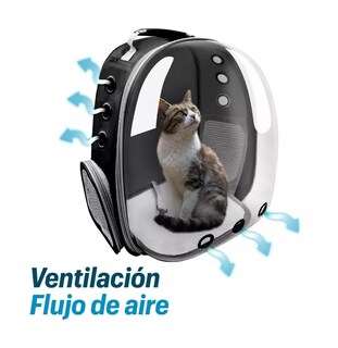 Foto 2 | Mochila Transportadora para Mascota Pequeña color Negro
