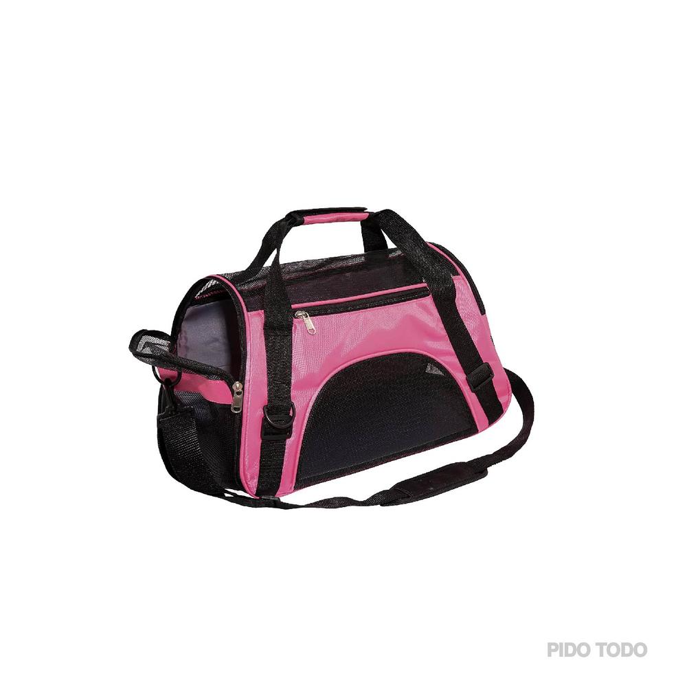 Foto 8 pulgar | Bolsa Transportadora para Mascotas Poli Pets Mediana color Rosa