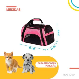 Foto 2 | Bolsa Transportadora de Mascotas Poli Pets PP-TPMPK-CH color Rosa
