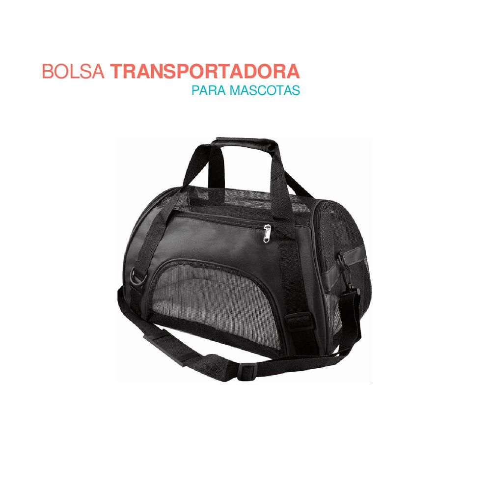 Bolsa Transportadora de Mascotas Poli Pets PP-TPMBK-GD color Negro